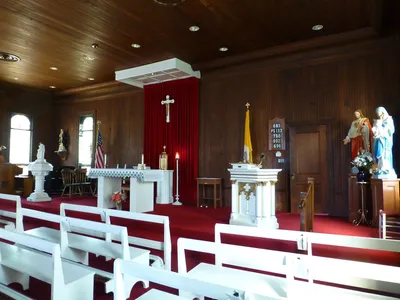 Sanctuary from right angle.