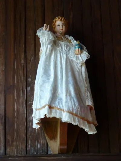 Infant of Prague statue.