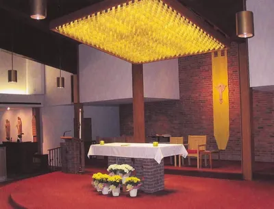 Interior of present church after remodel. Source: Church Facebook Page