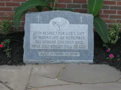 Memorial for the unborn.