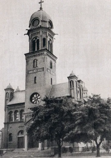 Exterior of church, 1939. Source: Catholic Courier Golden Jubilee Edition: 1889-1939