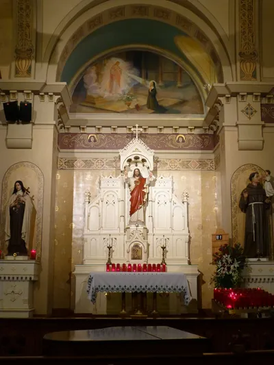 Sacred Heart altar.