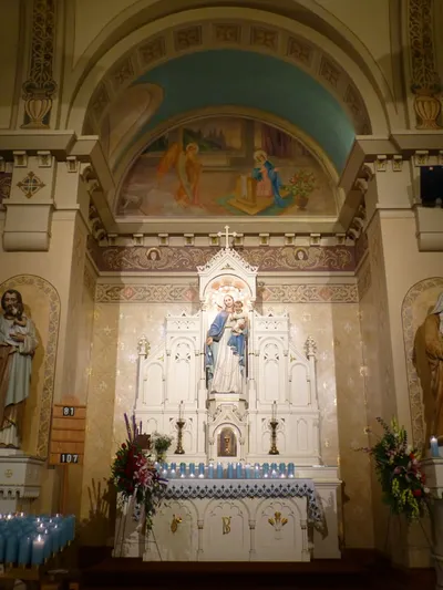Our Lady altar.
