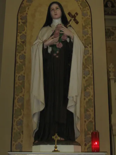 Statue of St. Theresa.