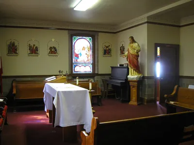 Right side of chapel.
