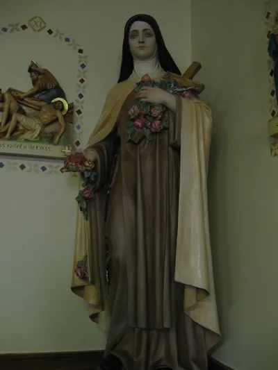 St. Theresa statue.