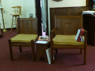 Celebrant's chair.
