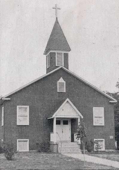 Exterior of church, 1939. Source: Catholic Courier Golden Jubilee Edition: 1889-1939