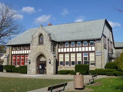 School building.