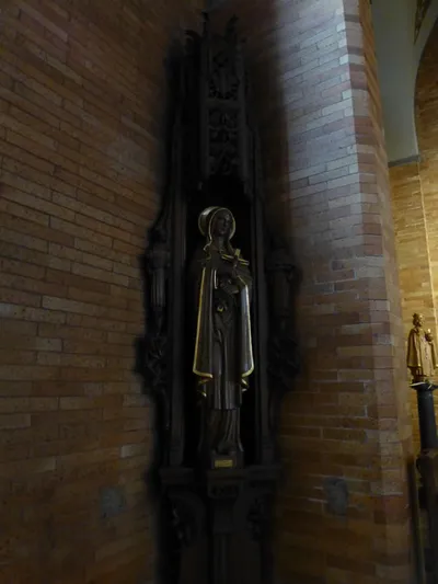 St. Theresa statue.
