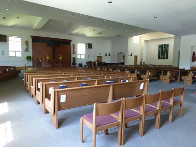 Seen from back left corner.