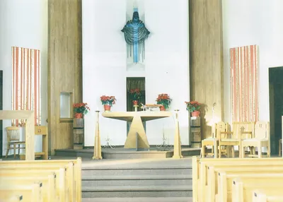 1990s renovation sanctuary. Source: Parish Directory (undated)