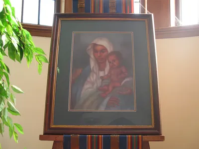 Painting of Our Lady.
