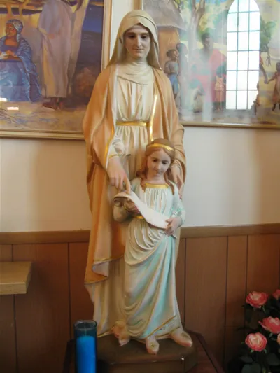 St. Anne statue.