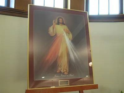 Painting of Christ.