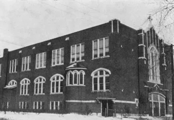 Another old photograph of the church exterior, undated.