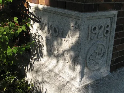 Corner stone.