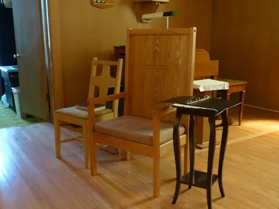 Celebrant's chair.