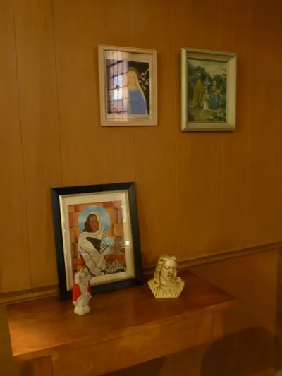 Some religious imagery.