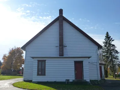 Back of the church.