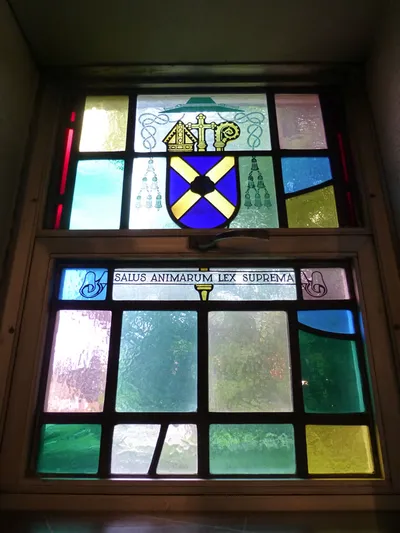 Crest of +Bp. Bernard McQuaid.