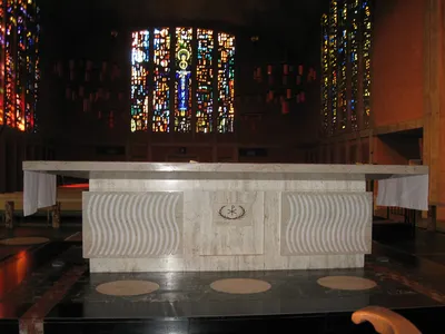 Altar seen from back.