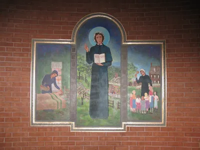 Painting of St. Elizabeth Ann Seton by John C. Menihan.