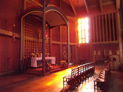 Another view of Our Lady altar.