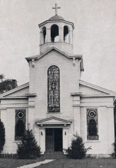 Exterior of church, 1939. Source: Catholic Courier Golden Jubilee Edition: 1889-1939
