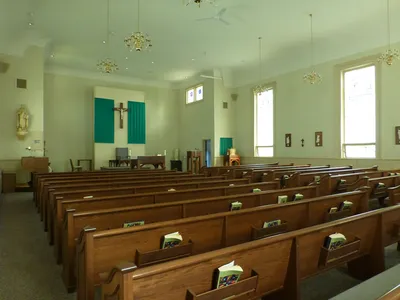 From back left corner.