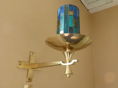 Sanctuary lamp.