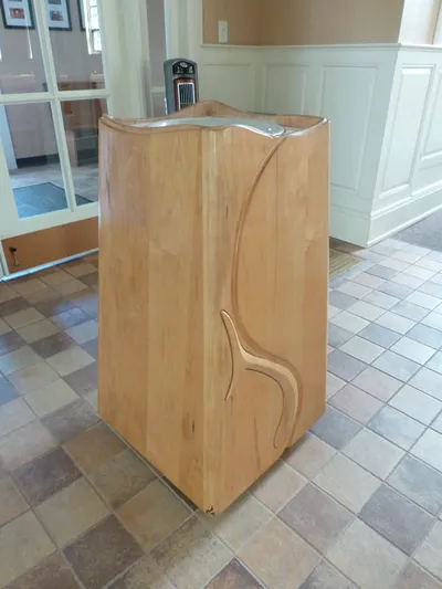 Baptismal font.