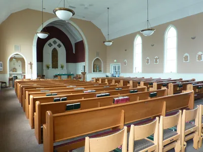 From back left corner.
