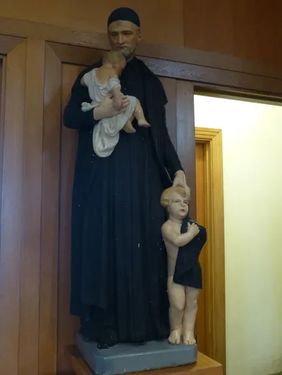 St. Vincent de Paul statue.
