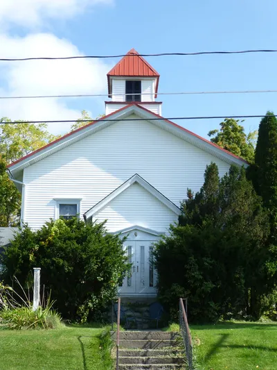 Front of the church