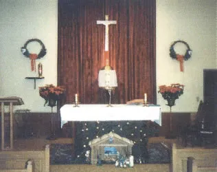 Sanctuary, post-Vatican II. Source: Parish directory, mid-2000s