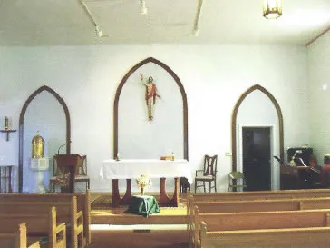 Sanctuary prior to closure. Source: Parish directory, mid-2000s