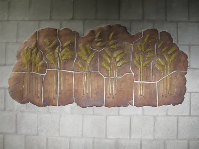 Relief sculpture.