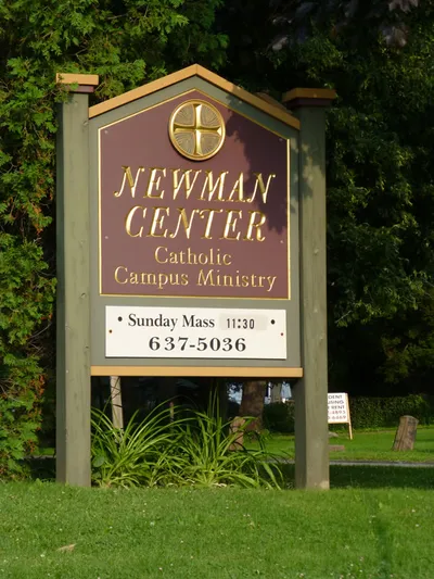 Chapel sign.