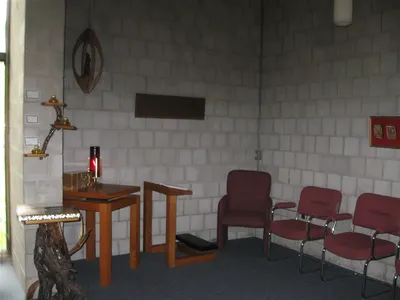 Adoration chapel.