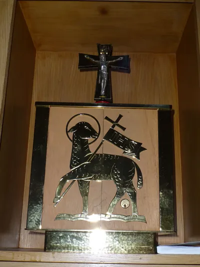 Tabernacle in sacristy.