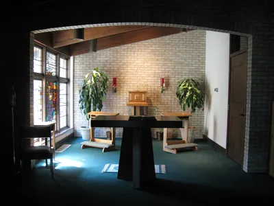 Adoration chapel.
