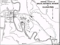 Believed to be the site of the chapel in Ellison Park.